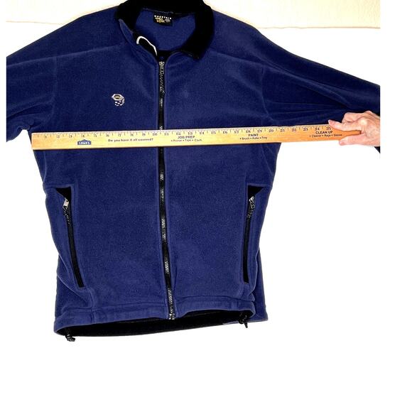Mountain Hardware size L blue zip-up jacket zip pockets hiking outdoors camping - Picture 12 of 12